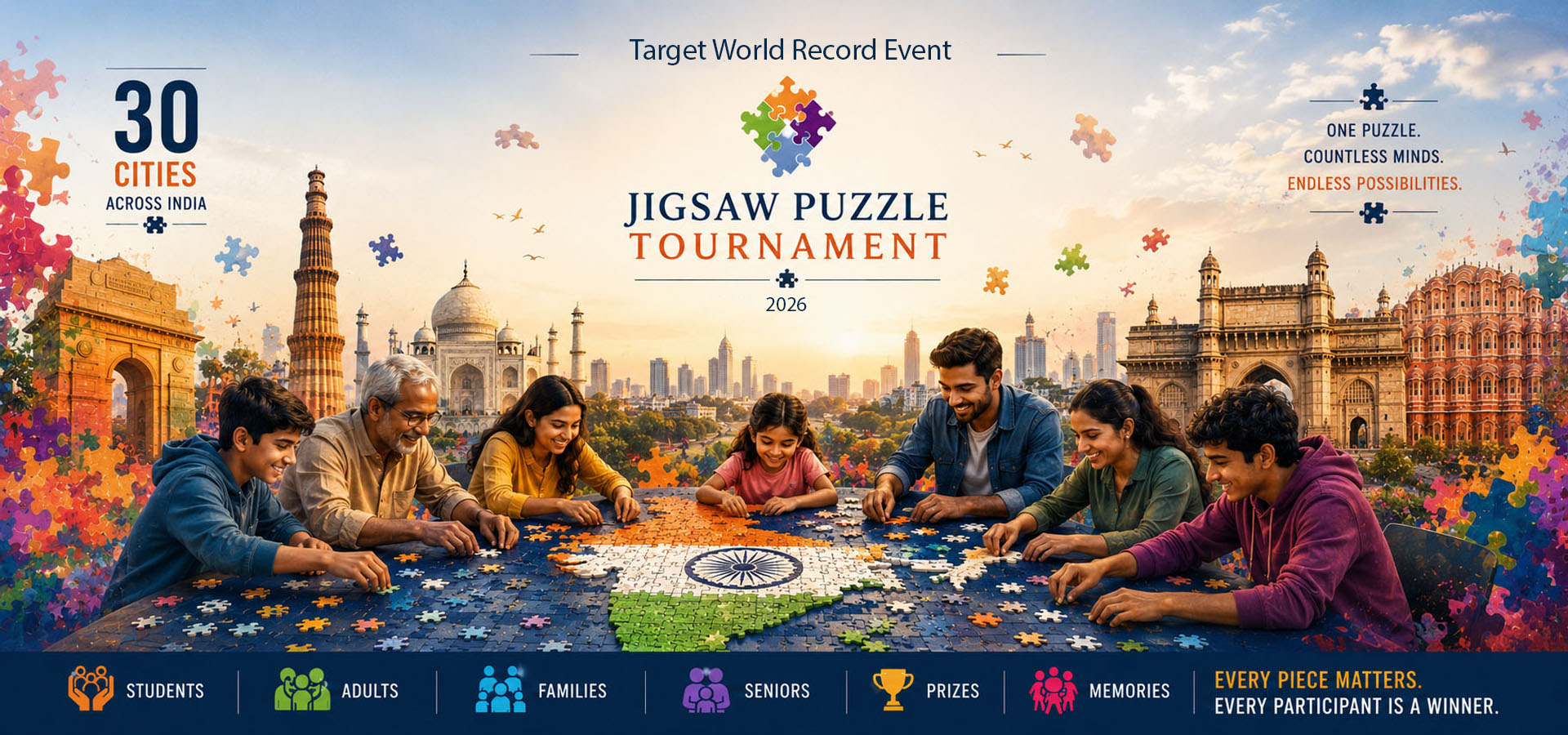 Rapturous Jigsaw world record event